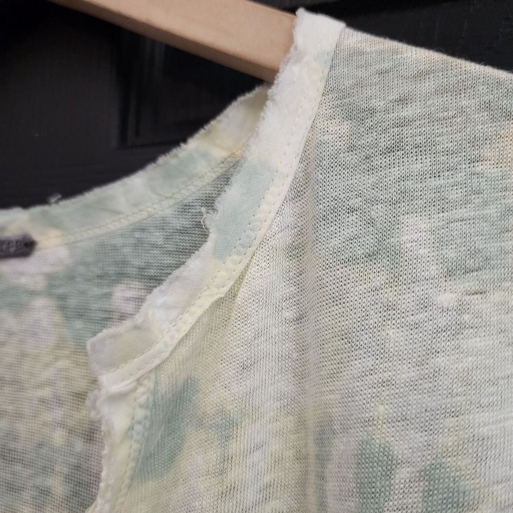 Young Fabulous & Broke Sz. M 100% Linen Loni Tee - Picture 6 of 16